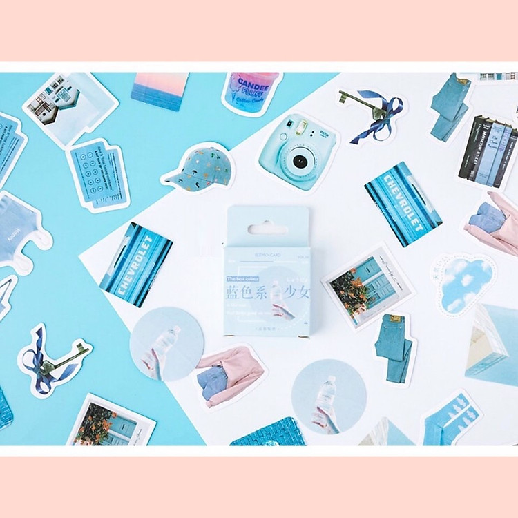 HỘP STICKER BLUE