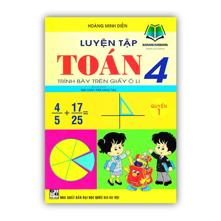 Luyện Tập Toán 4 Quyển 1 – Trình Bày Trên Giấy Ô Li