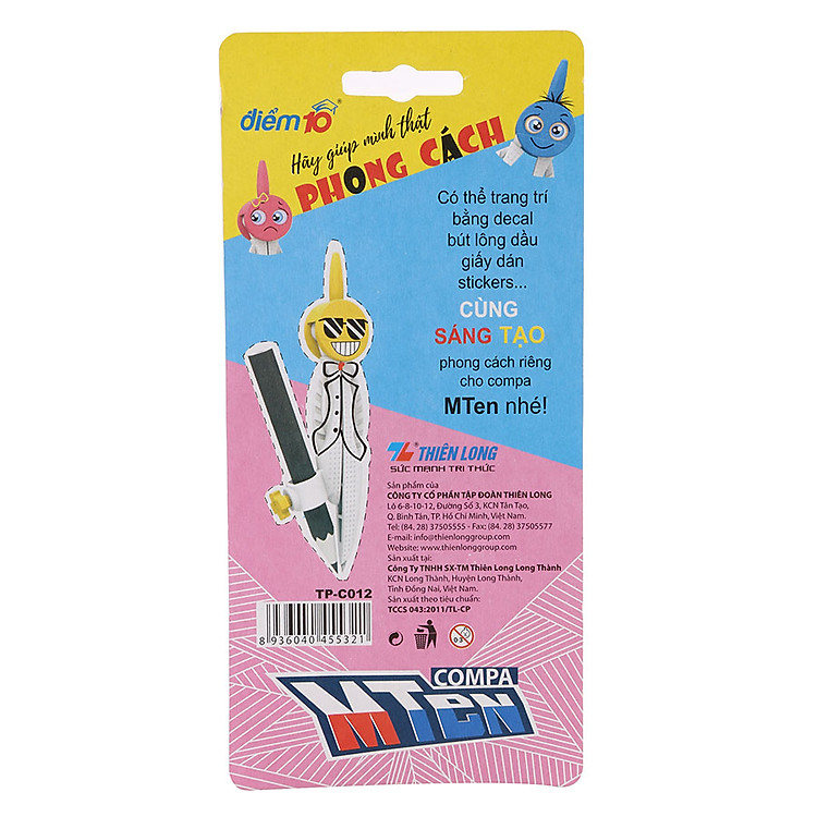 Compa Mten Thiên Long TP - C012 - Ảnh 2