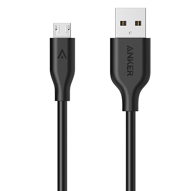 Dây Cáp Sạc Micro USB Anker Powerline A8132H11 (0.9m) – Đen – Hàng Chính Hãng