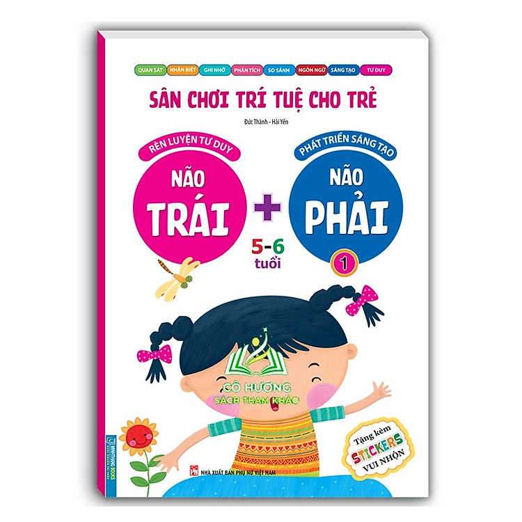 Sân Chơi Trí Tuệ Cho Trẻ – Não Trái + Não Phải 5 – 6 Tuổi – Quyển 1
