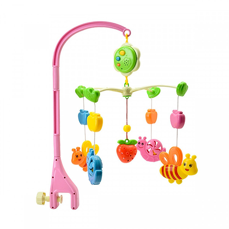 Đồ Chơi Treo Nôi Có Phát Nhạc Cho Bé Tặng Kèm 2 Khóa Tủ Lạnh Ngăn Bàn