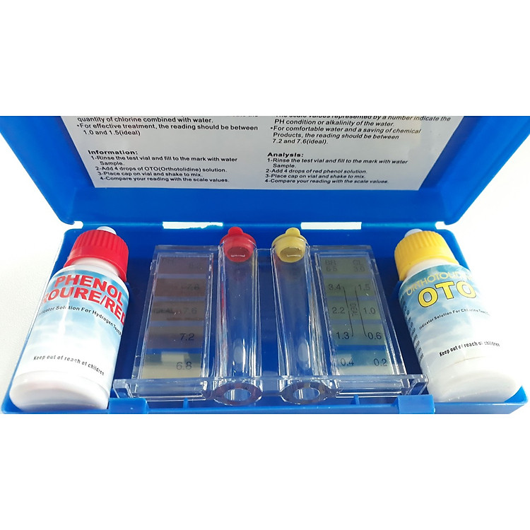 Thiết bị đo độ sạch của nước Hồ Bơi, đo mức CL và PH