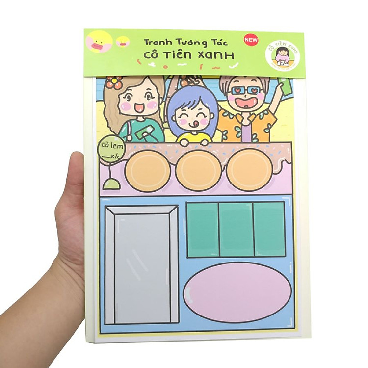 Bộ Tranh Tương Tác Cô Tiên Xanh Chính hãng Tiết kiệm - Hình ảnh 5