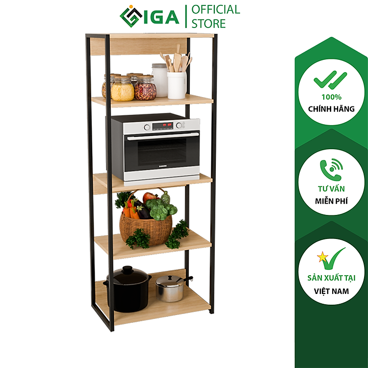 Kệ Nhà Bếp Kệ Để Lò Vi Sóng Thương Hiệu IGA - GM05