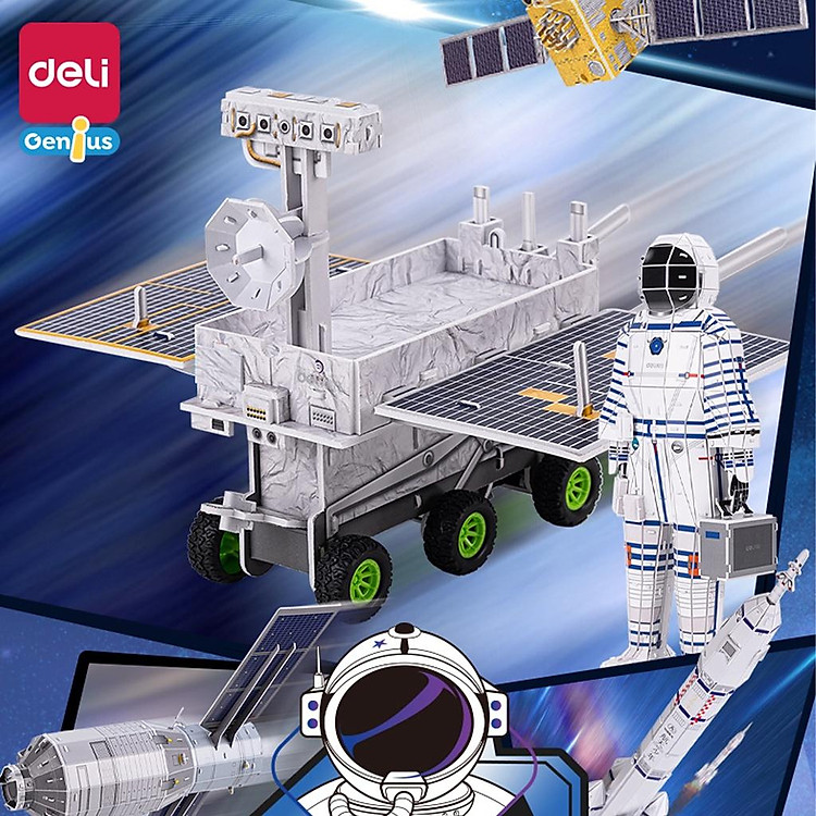 Mua Đồ Chơi Lắp Ráp 3D Vũ Trụ Deli Chính hãng Tiết kiệm - Hình ảnh 5