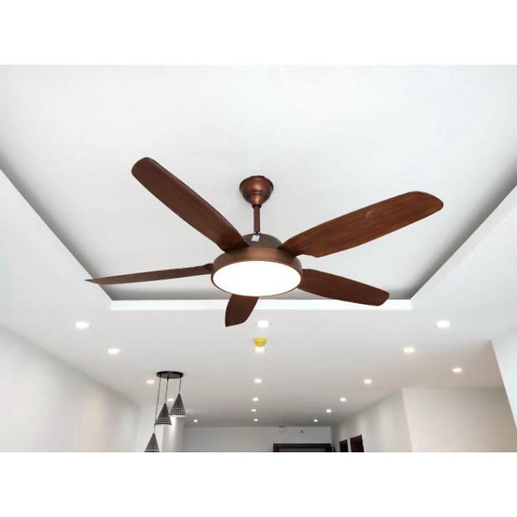 Quạt Trần Hiện Đại DC Lõi Đồng LED 3 Màu - Ảnh 3