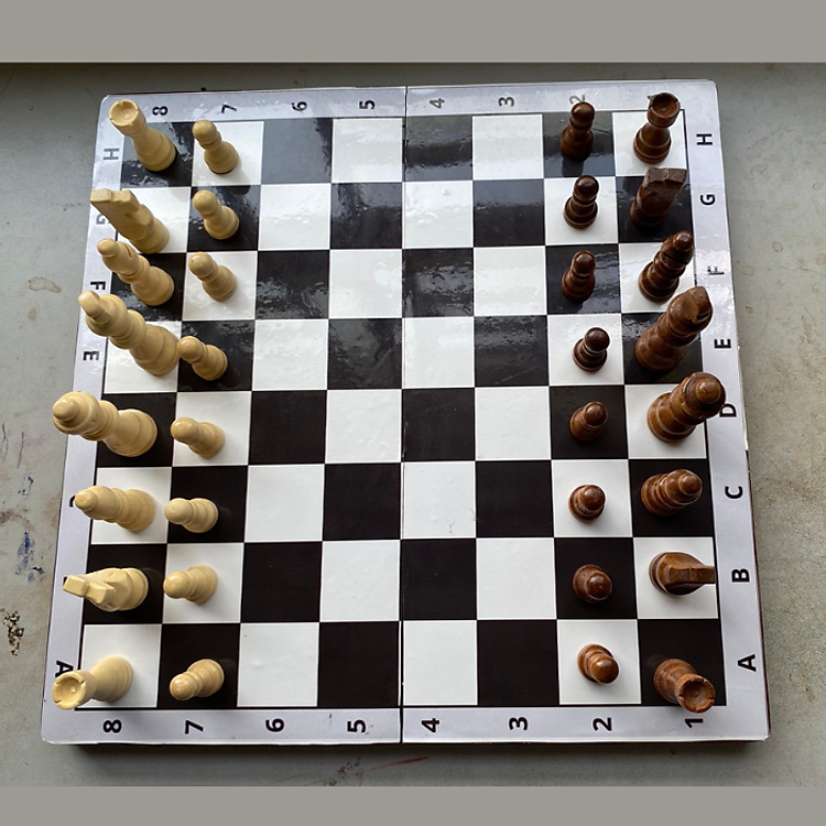 Mua Bộ cờ vua gỗ 35x35cm - CVG35Đ Chính hãng Tiết kiệm - Hình ảnh 5