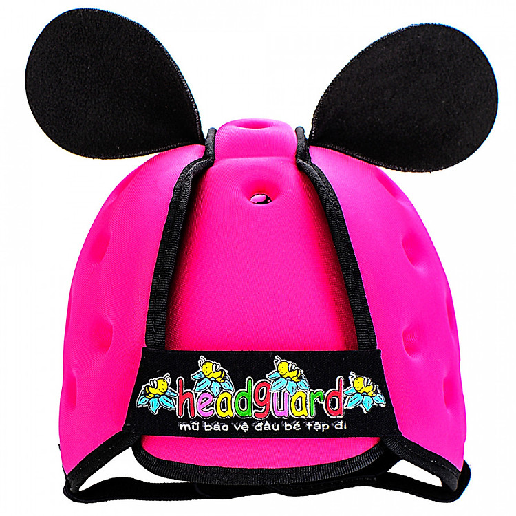 Mũ Bảo Vệ Đầu Cho Bé Tập Đi - Hồng