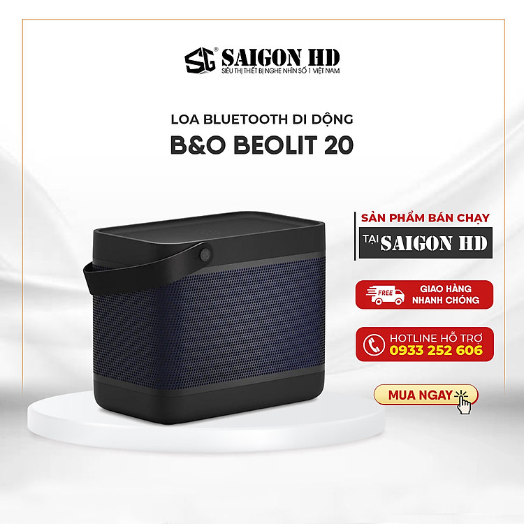 Loa bluetooth cao cấp B&O Beolit 20 - Hàng chính hãng, giá tốt