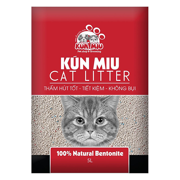 Cát Vệ Sinh Kún Miu Hương Hoa Hồng (5L)