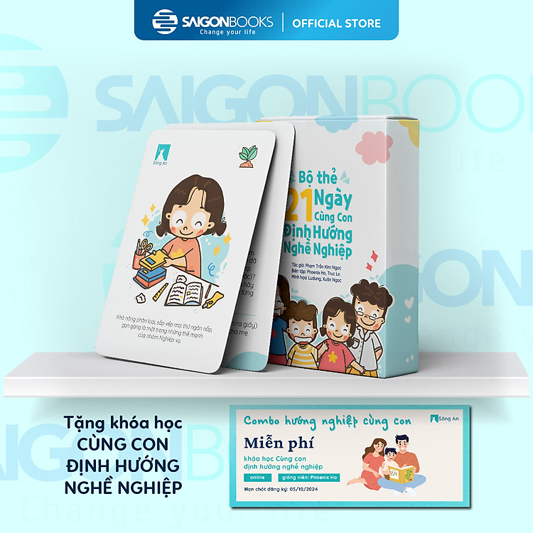 Bộ Thẻ 21 Ngày Cùng Con Định Hướng Nghề Nghiệp