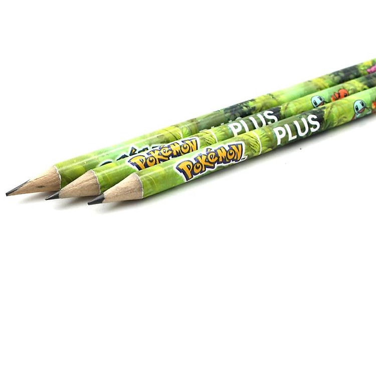 Bộ Bút Chì 2B (3 cây) + Cục Gôm Xanh Lá - Ảnh 4