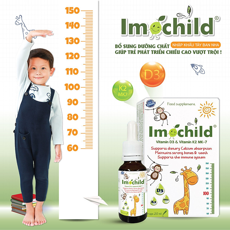Mua Siro Vitamin D3K2 Imochild 20ml Tin cậy Ưu đãi - Hình ảnh 5