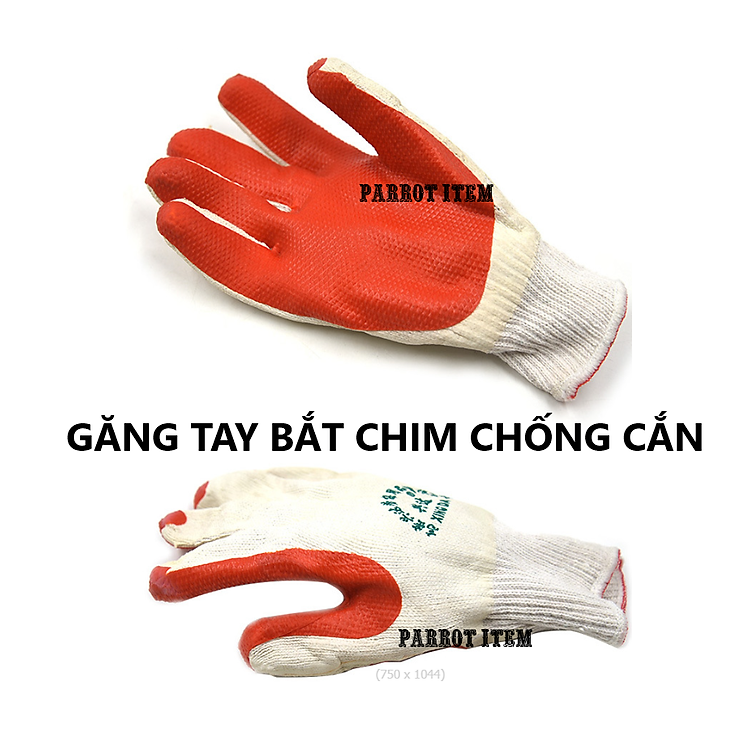 1 CẶP GĂNG TAY BẮT CHIM (HẠN CHẾ CHIM CẮN) MÀU NGẪU NHIÊN
