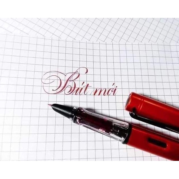 Bút lá tre T01TẶNG 1 NGÒI THAY, ngòi kim tinh lá tre nét mảnh, thanh đậm cực tốt, vỏ nhôm cầm chắc tay