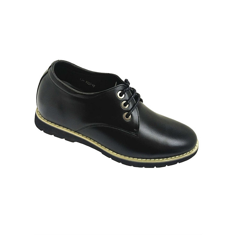 Giày Tây Độn Nam Cao 6cm AD68D - Đen