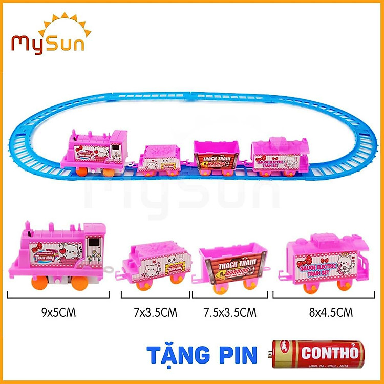 Tìm mua tại Avakids: Xe lửa đồ chơi pin MySun cho bé - Ngập tràn khuyến mãi