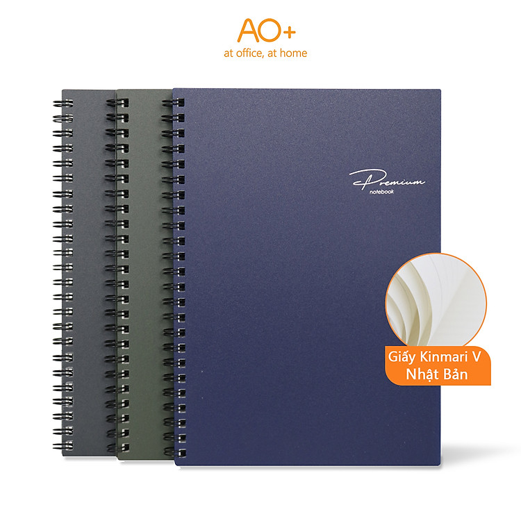 Sổ tay A5 bìa nhựa gáy lò xo (140 trang)