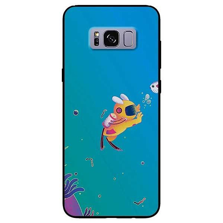 Ốp lưng dành cho Samsung S8 - S8 Plus - S9 Plus mẫu Thợ Lặn Áo Vàng