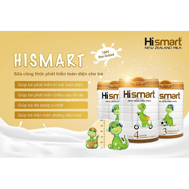 Nơi mua Sữa bột Hismart số 3 - 400g Chất lượng Giá rẻ - Hình ảnh 4