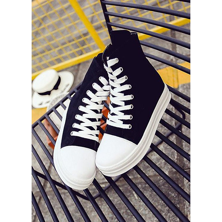 Giày thể thao sneaker nữ cao cổ chất liệu siêu đẹp