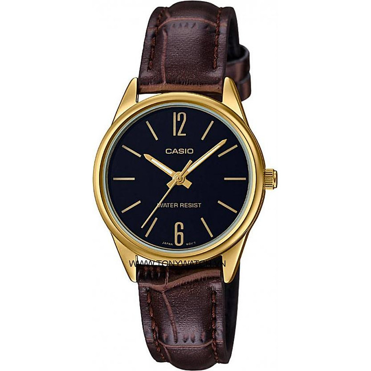 Đồng Hồ Nữ Dây Da Casio LTP-V005GL-1BUDF