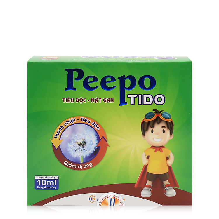 Thực phẩm chức năng tiêu độc, mát gan Peepo Tido