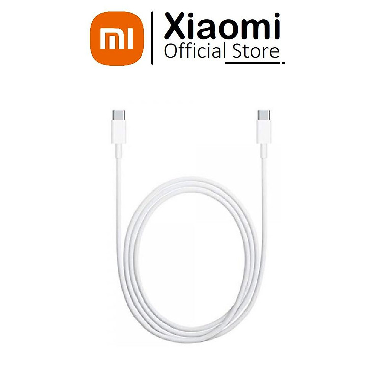 Cáp Sạc Xiaomi Type-C To Type-C (Type C to Type C) 5A - 100W - 480Mbps (1.5m) SJV4108GL - Hàng Chính Hãng