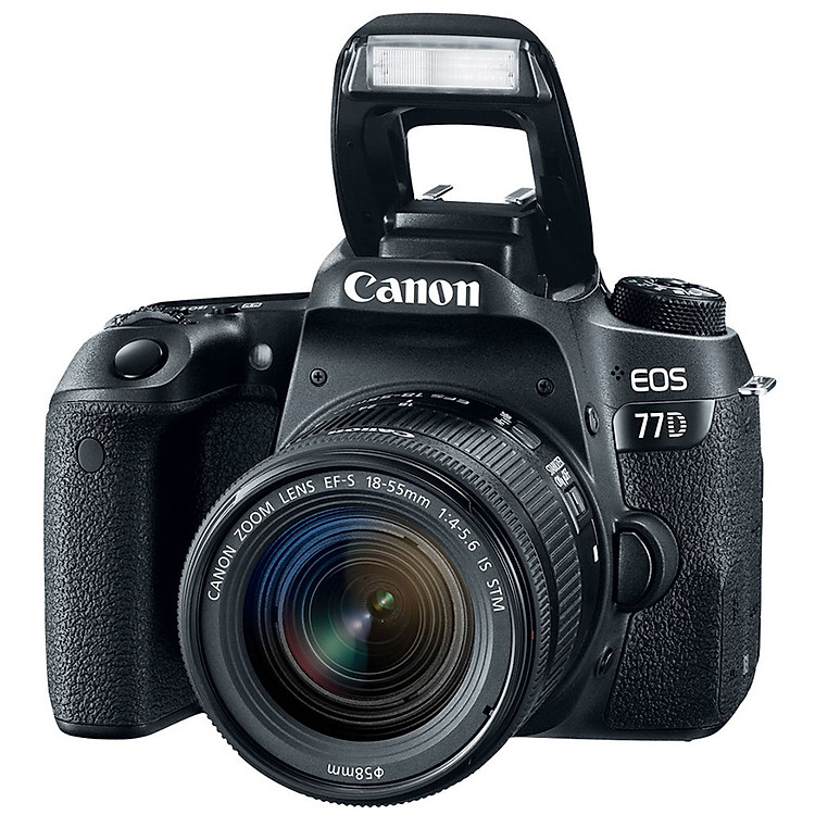 Máy Ảnh Canon 77D Kit 18-55mm IS STM - Hàng Nhập Khẩu (Tặng Thẻ 16GB + Tấm Dán LCD)