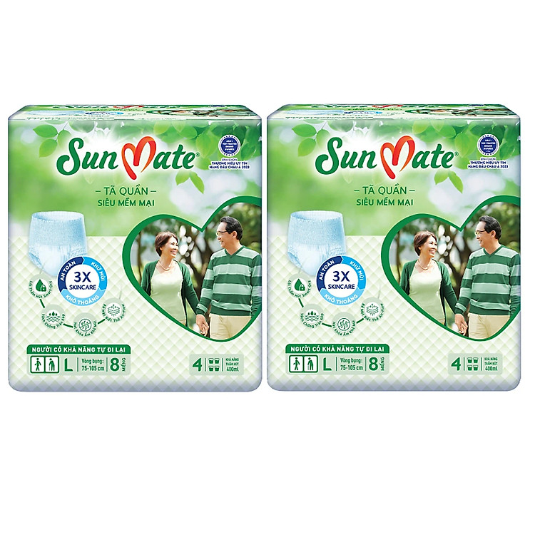 Mua Combo 2 Gói Tã Quần Sunmate Chính hãng Giá rẻ