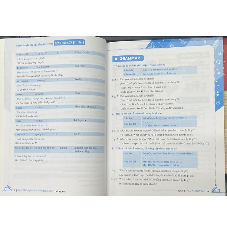 GLOBAL SUCCESS Luyện Chuyên Sâu Ngữ Pháp Và Từ Vựng Tiếng Anh Lớp 5 (Tập 1 + 2) - Ảnh 4