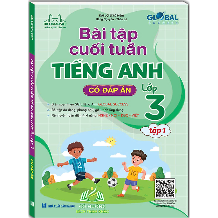 Global Success Bài Tập Cuối Tuần Tiếng Anh Lớp 3 Tập 1 (Có Đáp Án)