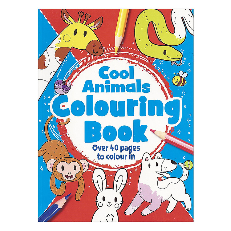 Sách tô màu Cool Animals Colouring Book