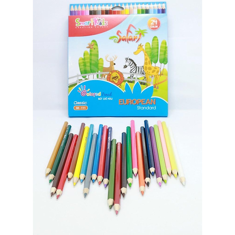 Bút Chì Màu Classic SK-111 (24 màu) - Ảnh 2