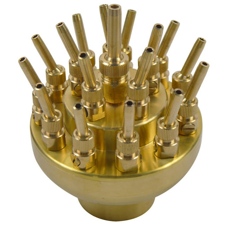 Đầu phun nước hình bông hoa phi 34mm ( 19 tia Đồng )