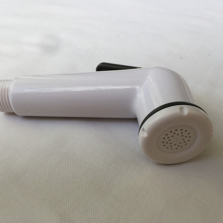 Vòi Xịt Vệ Sinh Nhựa ABS Cao cấp 2 chế độ_ Bộ vòi xịt vệ sinh nhựa trắng ABS cao cấp tán Thau