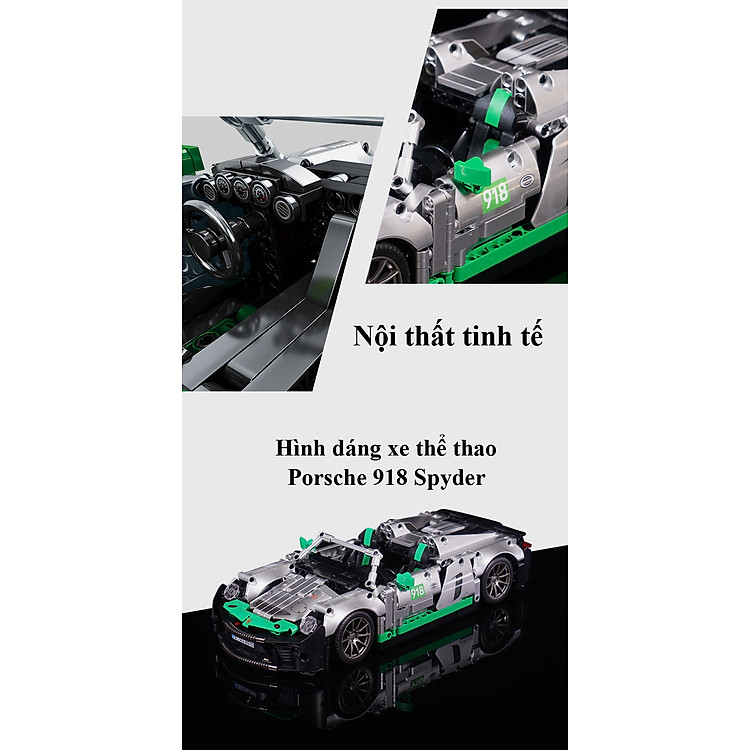 Mua Đồ Chơi Lắp Ghép Technic Xe Porche 918 Chính hãng Giá rẻ - Hình ảnh 5