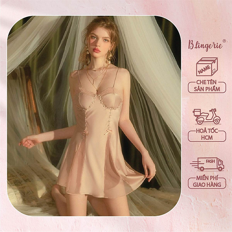 Váy Ngủ Thơ Mộng Nữ Tính - B.Lingerie