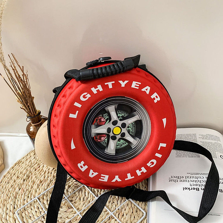 Ba lô học sinh HÌNH BÁNH XE cao cấp - BEE GEE HS1036 - Đỏ - Ảnh 5