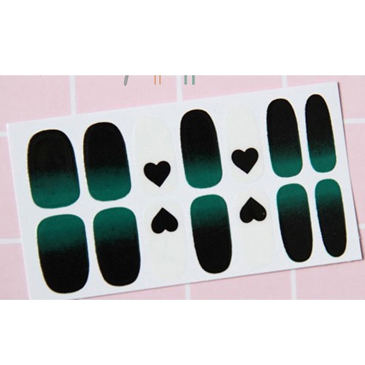 2 Miếng Dán Móng Tay Nail Wraps Green
