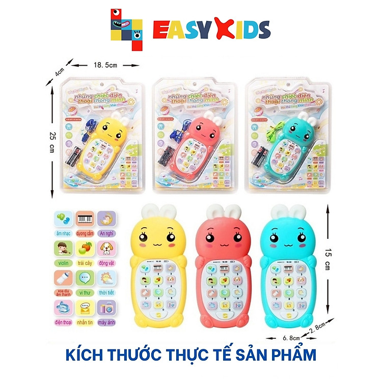 Mua Điện Thoại Đồ Chơi Phát Nhạc Hình Thỏ Chính hãng Giá rẻ - Hình ảnh 2