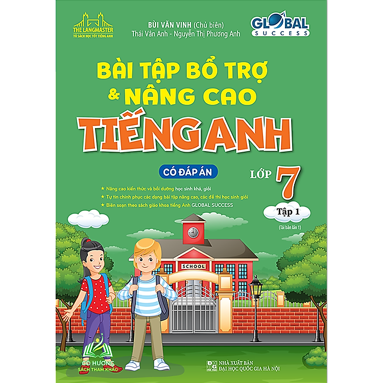 Bài Tập Bổ Trợ và Nâng Cao Tiếng Anh Lớp 7 (Tập 1+2)