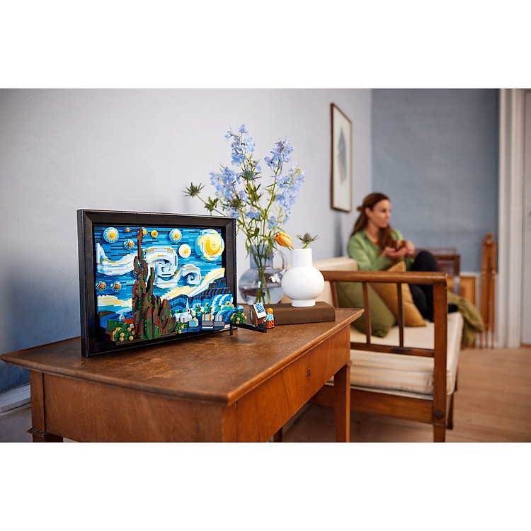 Lego 21333 Vincent Van Gogh - Đêm Đầy Sao Chính hãng Ưu đãi - Hình ảnh 3