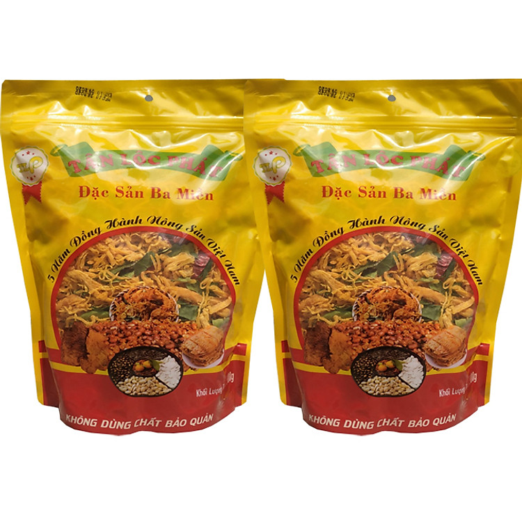 1 KG KHÔ GÀ LÁ CHANH LOẠI CAO CẤP TLP - 2 TÚI ZIP 500G