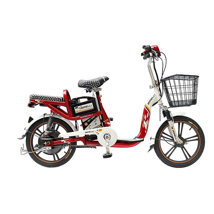 Xe Đạp Điện Hitasa Bomelli Bồ Câu Phuộc Sau 18 - Đỏ