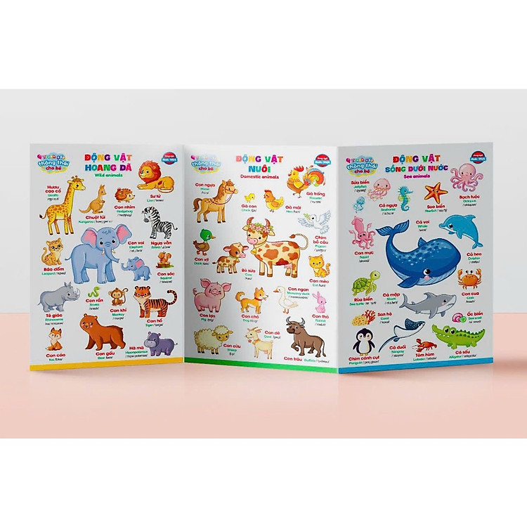 Sách - Tranh Gấp Thông Thái Cho Bé (song ngữ Anh – Việt) - Ảnh 2