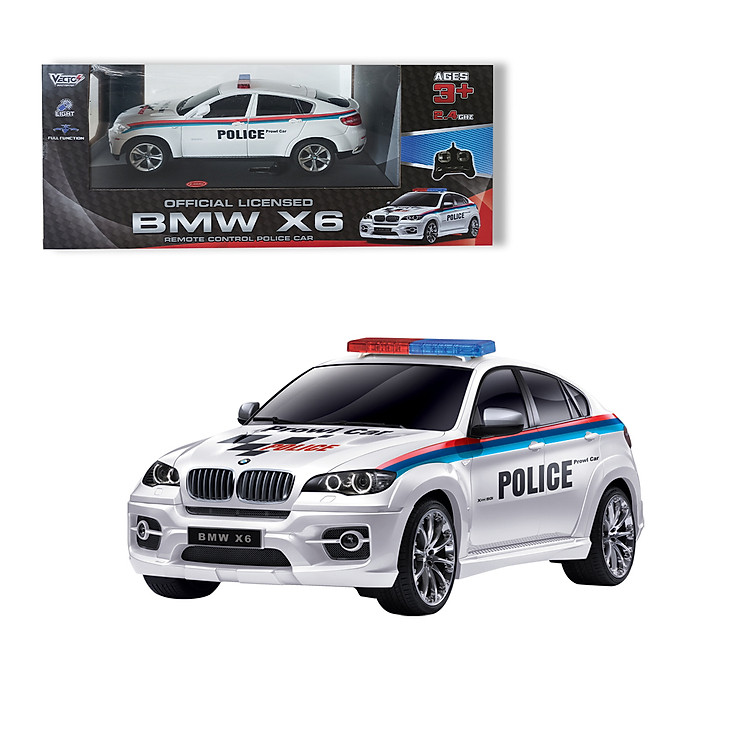Xe Cảnh Sát BMW X6 Điều Khiển Từ Xa Chính hãng Giá rẻ - Hình ảnh 4
