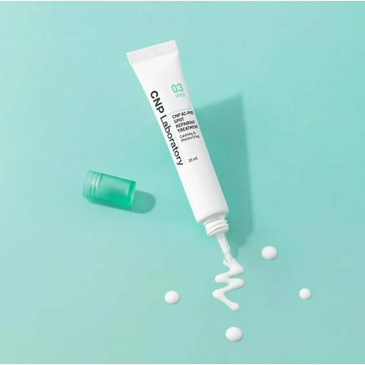 Tuýp chấm mụn viêm & vết thâm đỏ sau mụn CNP AC-PRO Repairing Treatment 25ml