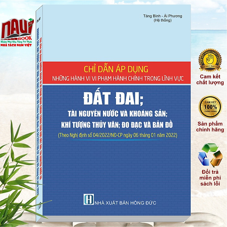 Chỉ Dẫn Áp Dụng Những Hành Vi Vi Phạm Hành Chính Trong Lĩnh Vực Đất Đai, Tài Nguyên Nước Và Khoáng Sản, Khí Tượng Thủy Văn, Đo Đạc Và Bản Đồ